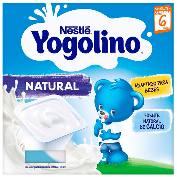 Nestlé Yogolino Yogures Sabor Natural 4x100gr