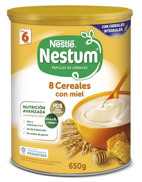 Nestum Expert 8 Cereales Integrales con Miel 6m+ 650 gr