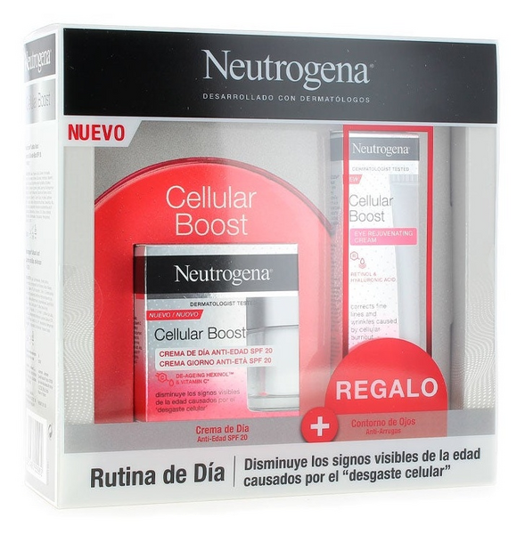 Neutrógena Cellular Boost Crema Día 50 ml + REGALO Contorno Ojos 15 ml