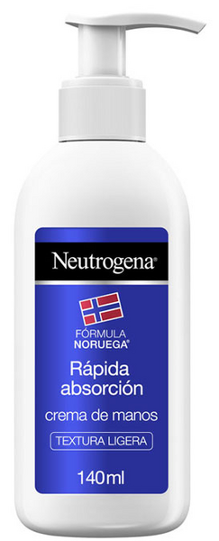 Neutrógena Crema de Manos de Rápida Absorción con Dosificador 150 ml