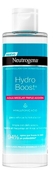 Neutrógena Hydro Boost Limpiador Agua Micelar 400 ml