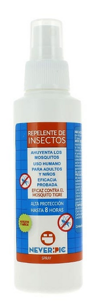 Neverpic Repelente de Mosquitos 8 horas 100 ml