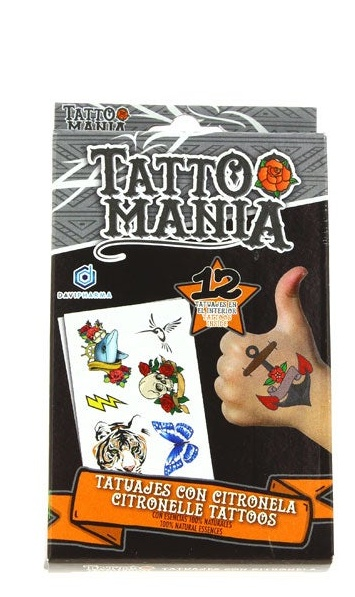 Nickelodeon Tattoos con Citronella Tattoo Mania Davipharma 12 uds