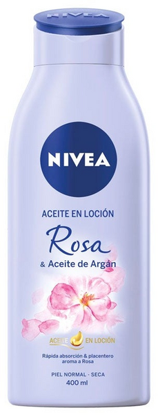 Nivea Aceite En Loción Rosa Y Aceite De Argán 400 ml