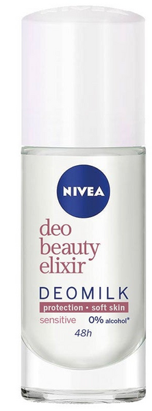 Nivea Beauty Elixir Sensitive Deomilk Desodorante Roll-on 40 ml
