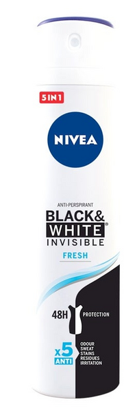Nivea Black and White Invisible Fresh Desodorante Spray 200 ml