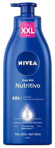 Nivea Body Milk Loción Corporal Nutritivo XXL 625 ml