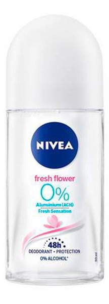 Nivea Fresh Flower Desodorante Roll On Sin Aluminio 50 ml