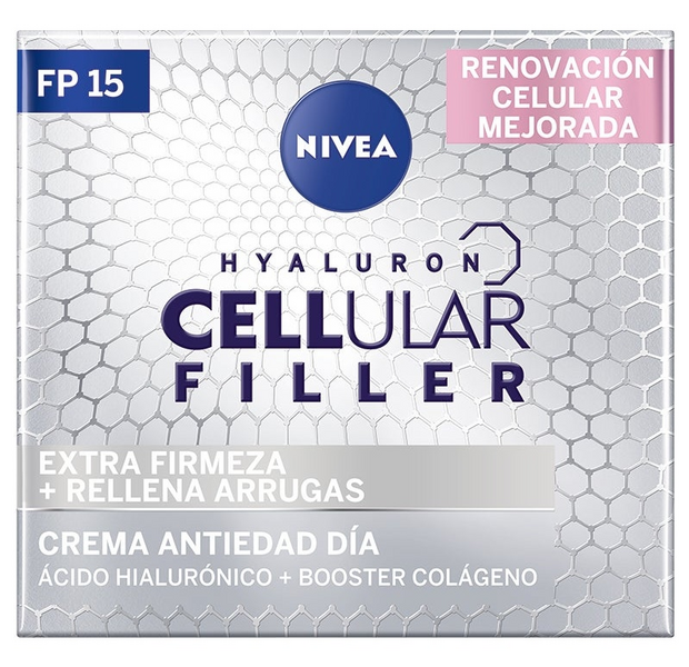 Nivea Hyaluron Cellular Filler Crema Facial Anti-Edad Día SFP15 50 ml