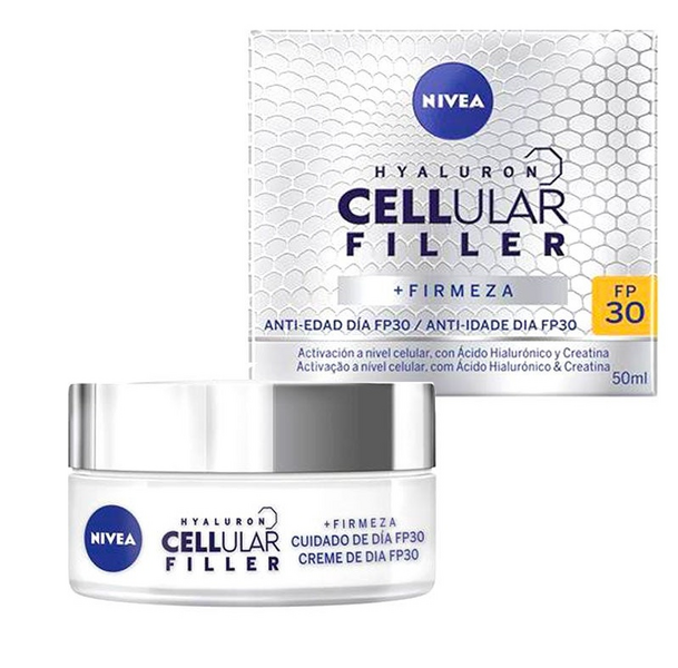 Nivea Hyaluron Cellular Filler Crema Facial Anti-Edad Día SFP30 50 ml