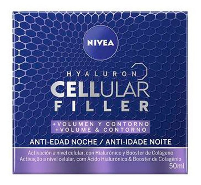 Nivea Hyaluron Cellular Filler Crema Noche + Volumen 50 ml