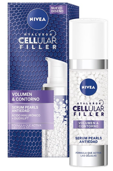 Nivea Hyaluron Cellular Filler Sérum + Volumen y Contorno Perlas 30 ml