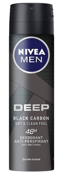 Nivea Men Deep Dry and Clean Desodorante Spray Deep Dry and Clean Men 150 ml