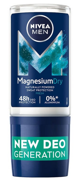 Nivea Men Magnesium Dry Fresh Roll-On Sin Aluminio 50 ml