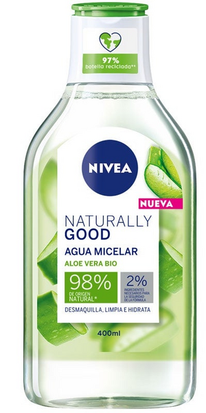 Nivea Naturally Good Agua Micelar 400 ml