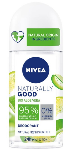 Nivea Naturally Good Desodorante Aloe Vera Bio Roll On 50 ml