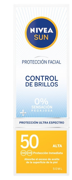 Nivea Nivea Sun Protección Facial UV y Control Brillos SPF50 50 ml
