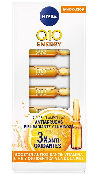 Nivea Q10 Energy Ampollas Vitamina C 7 Uds