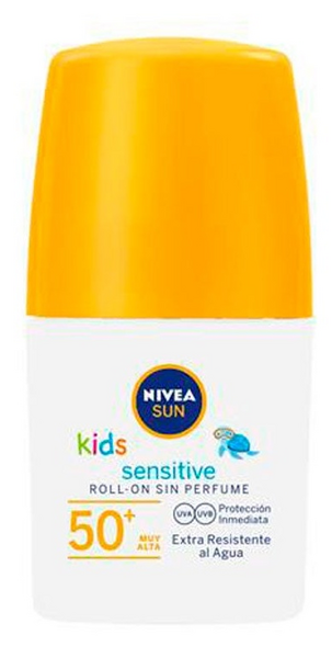Nivea Sun Roll-On Solar Sensitive Niños SPF50+ Protege y Juega 50 ml