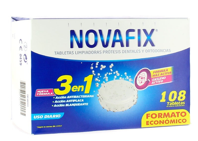 Novafix 108 Tabletas Limpiadoras