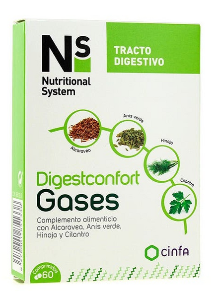 NS Digestconfort Gases Tracto Digestivo Cinfa 60 Comprimidos