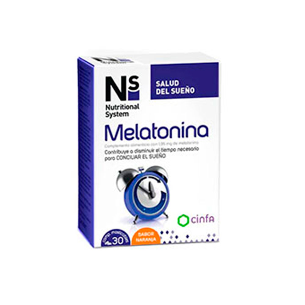 Ns Melatonina Naranja 1.95 Mg 30 comprimidos masticables