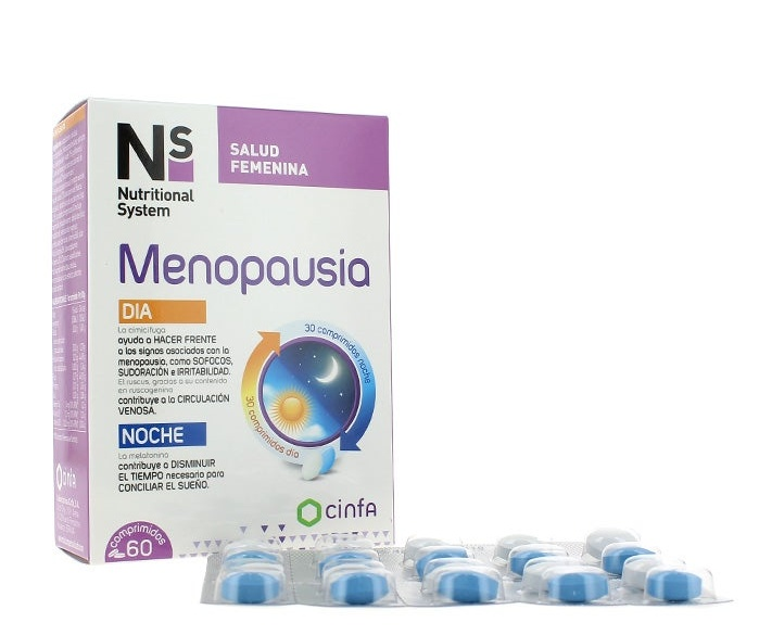 N+S Nature System Menopausia Dia y Noche 60 comprimidos