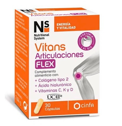 NS Nutritional System NS Vitans Articulaciones Flex 30 Cápsulas