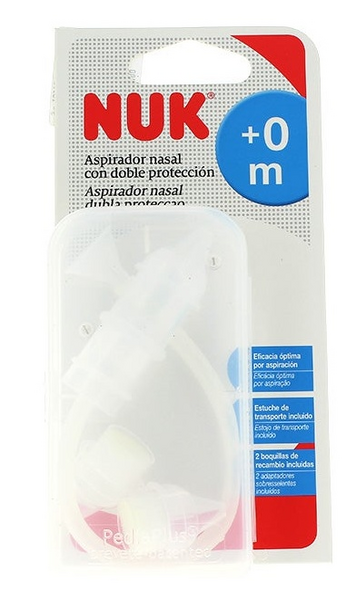 Nuk Aspirador Nasal con Doble Proteccion + 2 Recambios