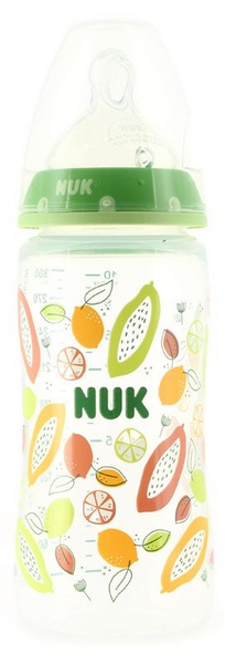 Nuk Biberón First Choice+ 0-6m Silicona 300 ml Verde