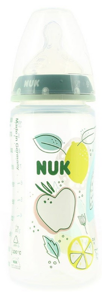 Nuk Biberón First Choice+ 0-6m Silicona Gris 300 ml