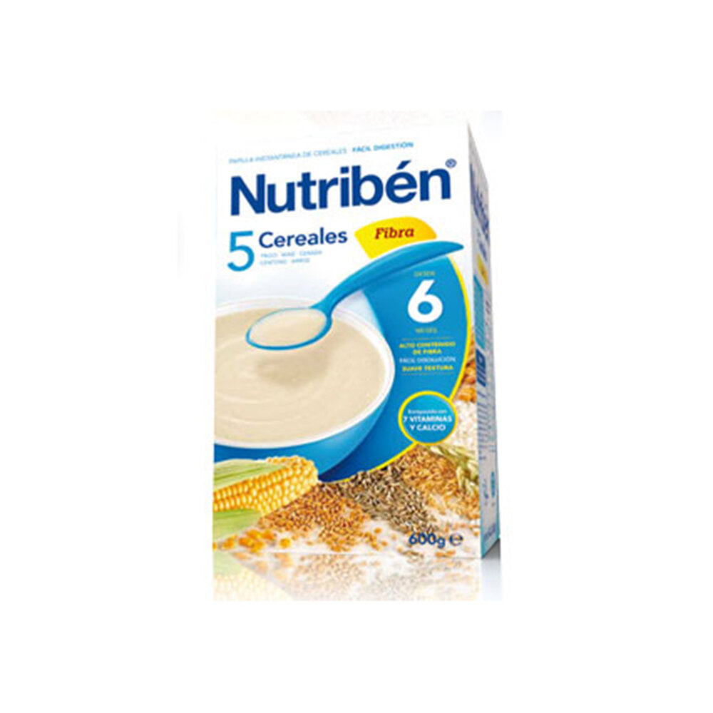 Nutribén 5 cereales con fibra 600 g