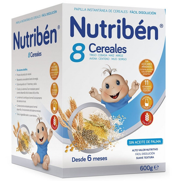 Nutribén 8 Cereales 600 gr