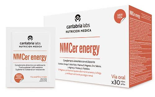 Nutrición Médica NMcer Energy Sabor Fresa 30 Sobres + 30 Perlas
