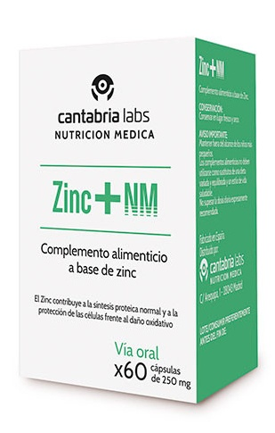 Nutrición Médica Zinc + NM 60 Cápsulas