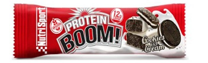 NutriSport Barrita Proteínas Protein Boom Cookies y Crema 49 gr