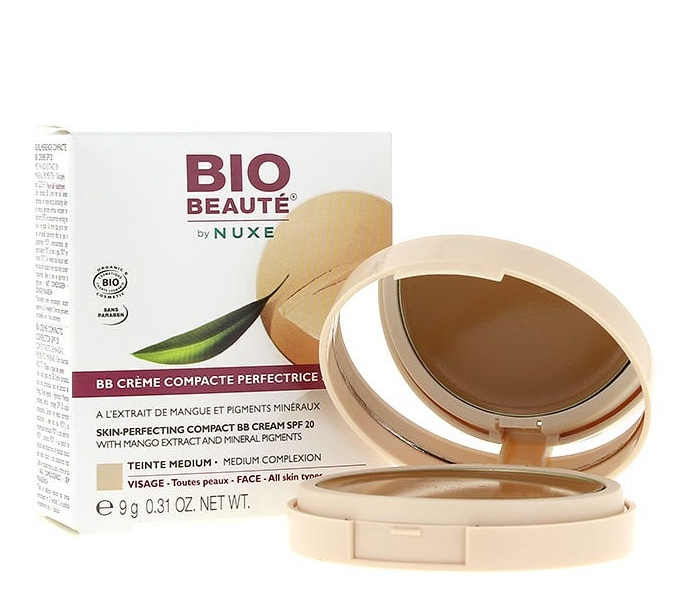 Nuxe Bio Beaute BB Cream Compacta Perfeccionadora SPF20 Tono Medio 9 gr