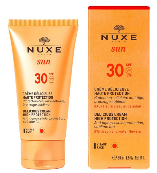 Nuxe Soleil Crema Facial Deliciosa Alta Protección SPF30 50 ml