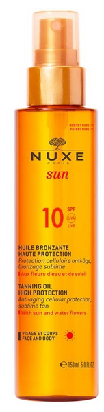 Nuxe Soleil Sun Aceite Bronceador SPF10 Spray 150 ml