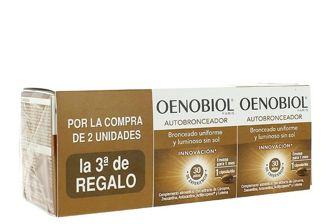 Oenobiol Autobronceador 3x30 Capsulas