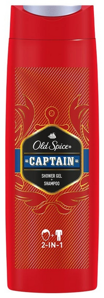 Old Spice Gel de Ducha 2 en 1 Captain 400 ml