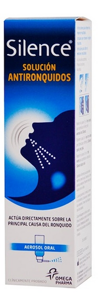 Omega pharma Silence Solucion Antironquidos Spray 50 ml