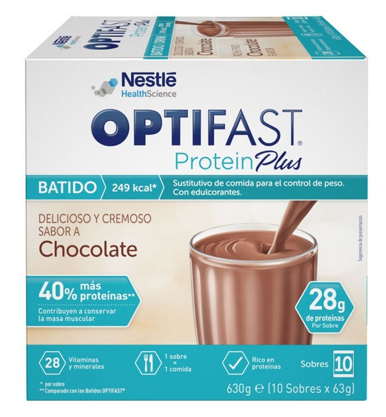 Optifast Batido ProteinPlus Chocolate 10 Sobres