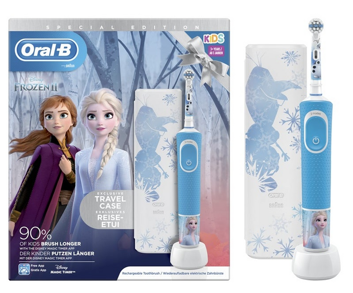 Oral B Cepillo Eléctrico Infantil Kids Frozen II + REGALO Estuche