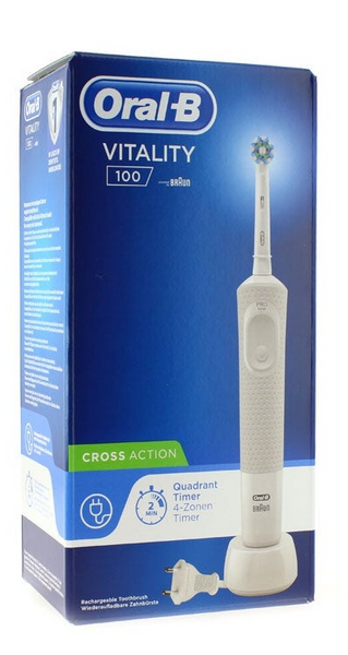 Oral B Cepillo Eléctrico Vitality 100 Cross Action Blanco