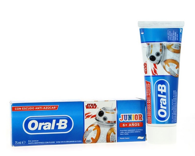 Oral-B Pasta Dentífrica Junior +6 años Star Wars 75 ml