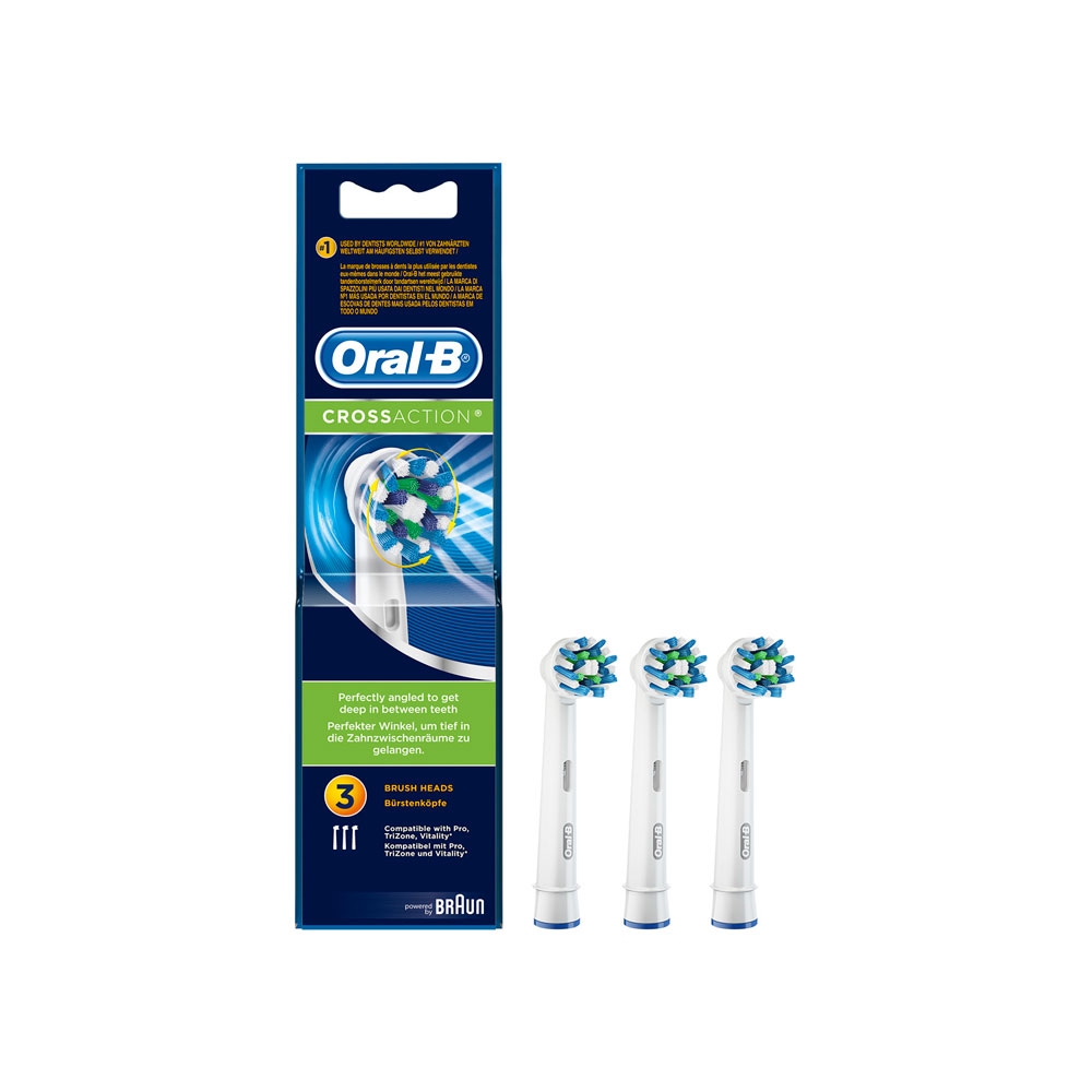 Oral-B Recambio cepillo eléctrico Cross Action 3 unidades