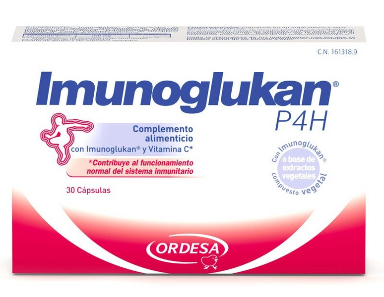 Ordesa Imunoglukan P4H 30 Cápsulas