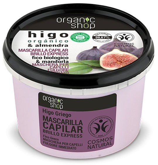 Organic Shop Mascarilla Capilar Brillo Express Higo Griego 250 ml
