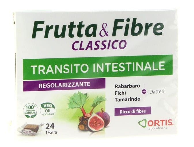 Ortis Transito Frutas y Fibras Clasico 24 Cubos Masticables